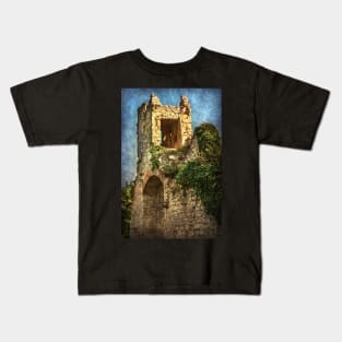 Turret at Wallingford Castle Kids T-Shirt